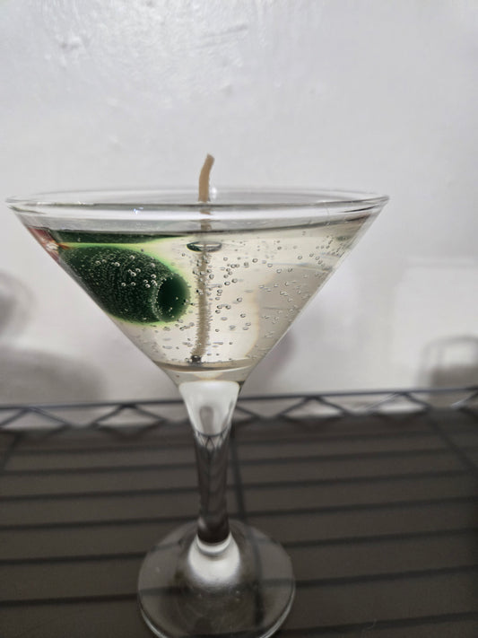 Gin Martini Scented Gel Candle