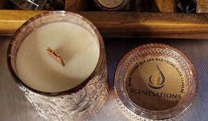 Fresh Grapefruit  Scented Candle With Wood Wick
