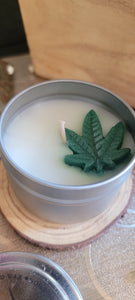 The 420,  4oz Scented Candle Cedarwood scented