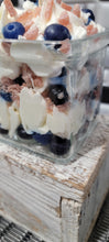 将图片加载到图库查看器，Blueberry Shortcake Scented Candle in a 15oz Square Vessel.